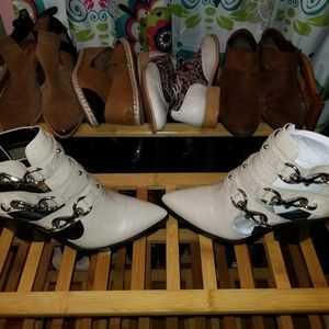 New in box.  Rebecca Minkoff, kick ass booties.